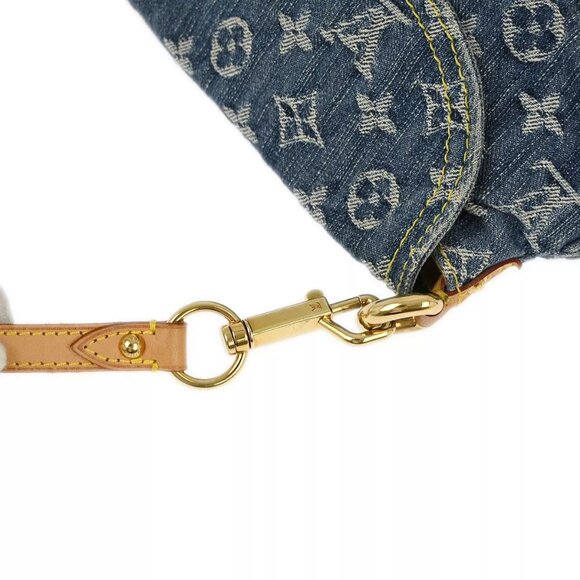 Louis Vuitton Blue Monogram Denim Mini Pleaty Handbag - Picture 3 of 11